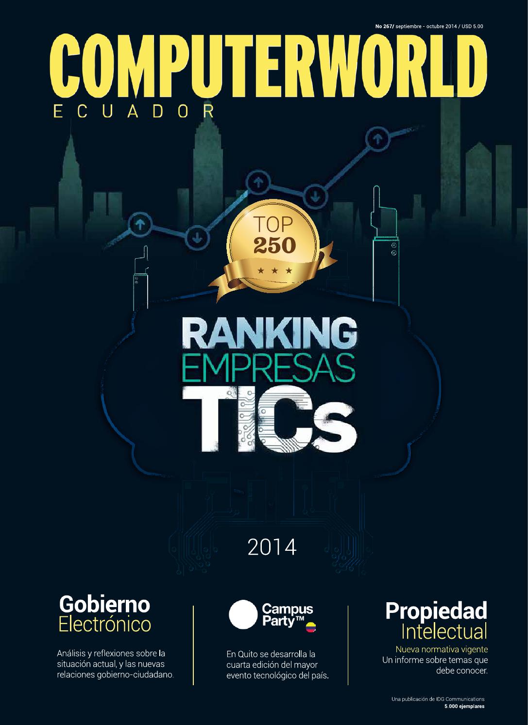 Computerworld Ecuador Ranking Empresas Tics 14 By Ekos Issuu
