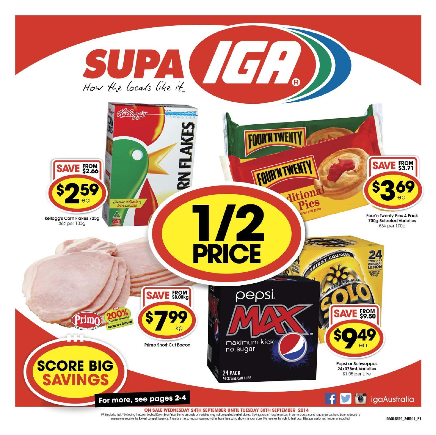 Supa IGA Catalogue 2430 September 2014 by Echo Publications Issuu