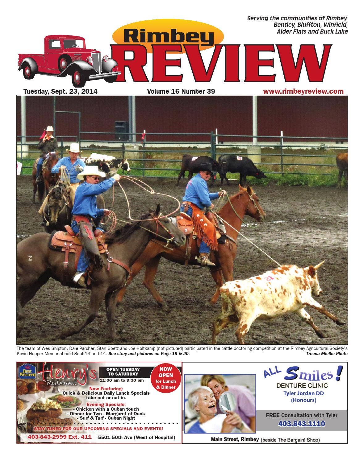 Rimbey Review, September 23, 2014 by Black Press Media Group - Issuu