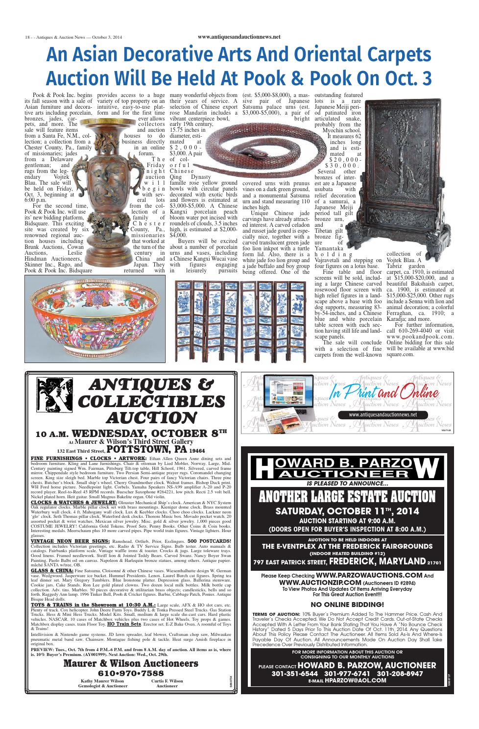 Antiques & Auction News 100314 by Antiques & Auction News Issuu