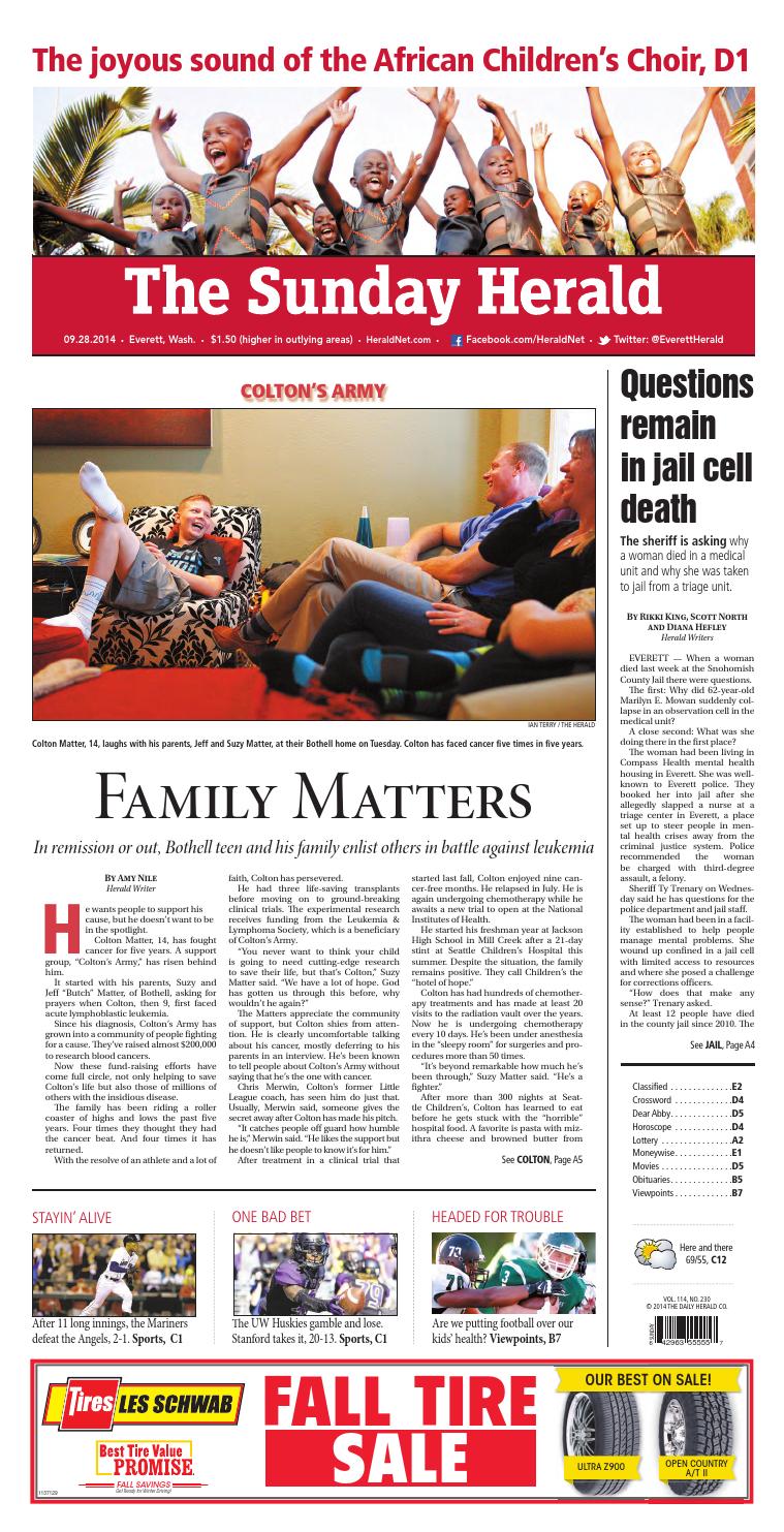 Everett Daily Herald, September 28, 2014 by Sound Publishing - Issuu