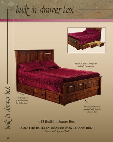 E & G Amish Furniture 2014 印度 Trail 家具目录 / Bedrooms / 第 10 页