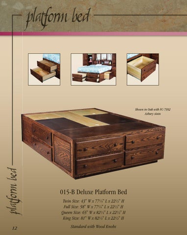E & G Amish Furniture 2014 印度 Trail 家具目录 / Bedrooms / 第 14 页