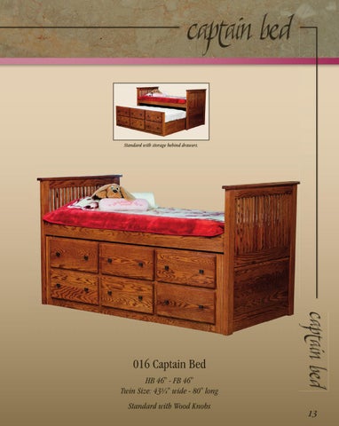 E & G Amish Furniture 2014 印度 Trail 家具目录 / Bedrooms / 第 15 页