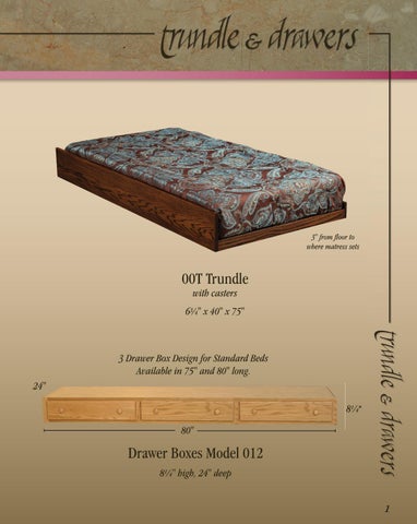 E & G Amish Furniture 2014 印度 Trail 家具目录 / Bedrooms / 第 3 页