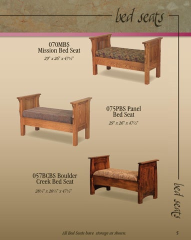 E & G Amish Furniture 2014 印度 Trail 家具目录 / Bedrooms / 第 7 页