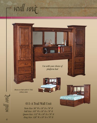 E & G Amish Furniture 2014 印度 Trail 家具目录 / Bedrooms / 第 8 页