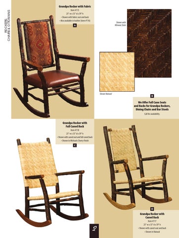 E & G Amish Furniture 2014 Hilltop Hickory 目录 / 乡村 Hickory 家具 / 第 4 页
