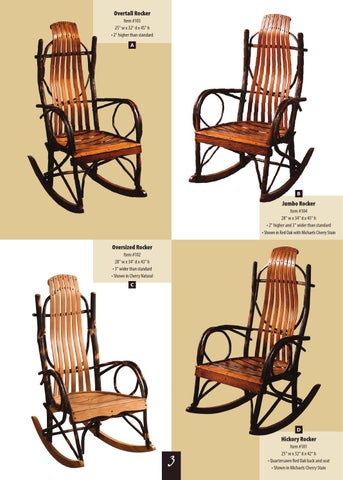 E & G Amish Furniture 2014 Hilltop Hickory 目录 / 乡村 Hickory 家具 / 第 5 页