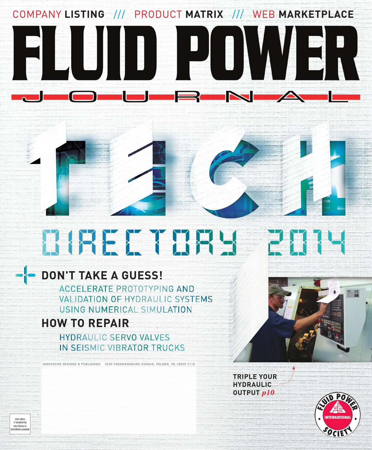 Fluid Power Journal Tech Directory 2014 By Innovative Designs