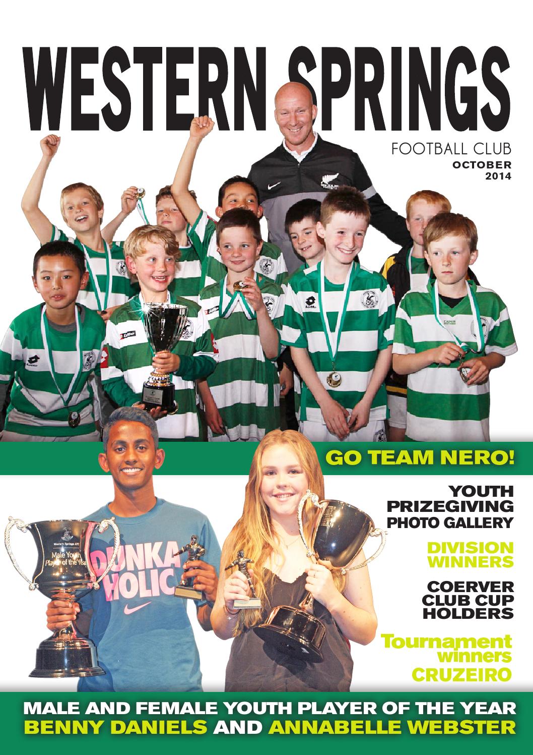 Western Springs FC Youth Junior Magazine October 2014 by Minimax Design