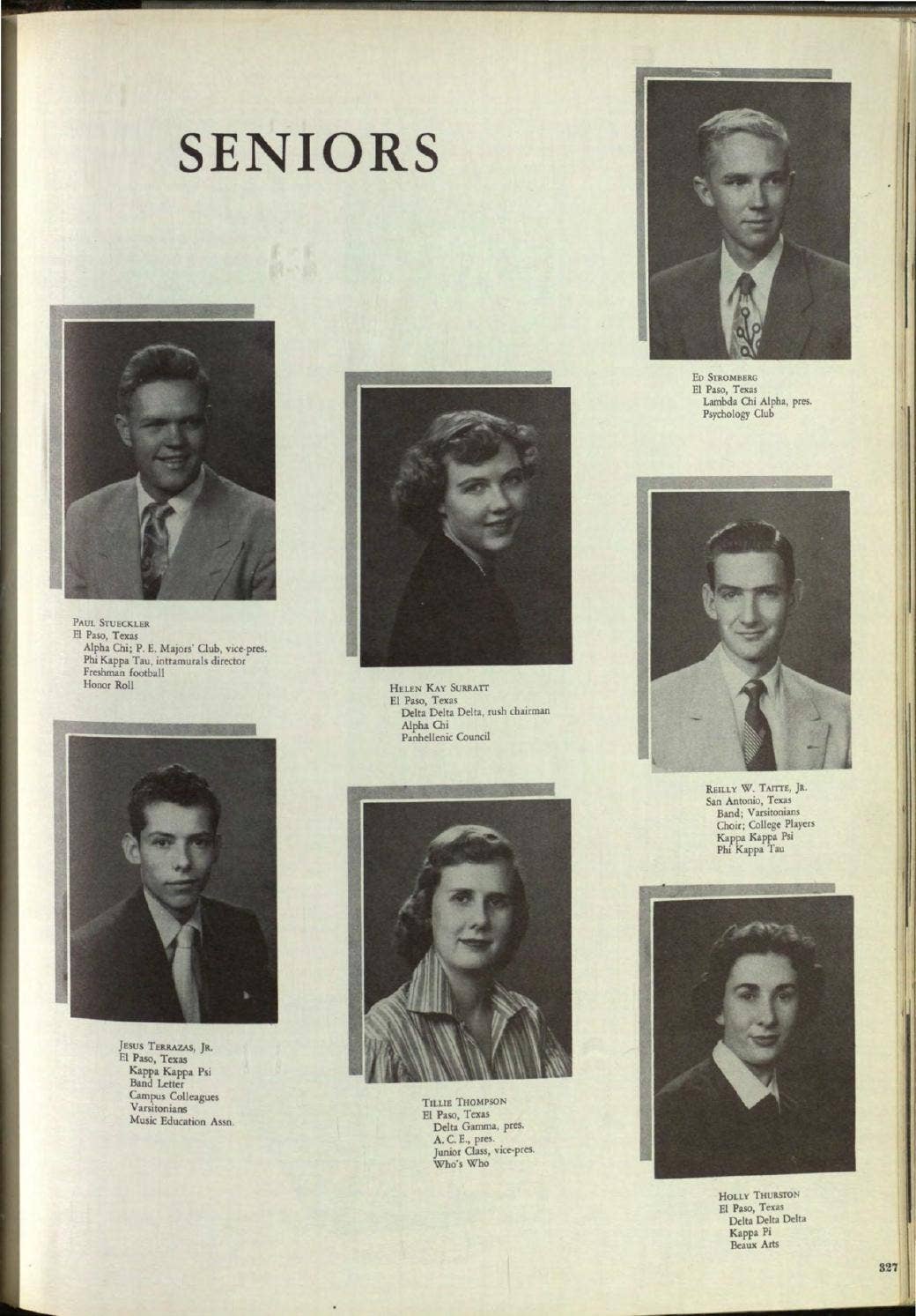 Flowsheet 1954 by UTEP Library - Issuu