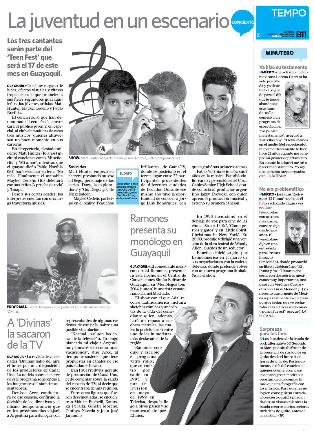 Cotopaxi 2 octubre 2014 by LA HORA Ecuador - Issuu, image size:1084x1486