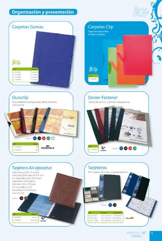André Gonçalves Workcenter 家具目录 德文 papelería y material 德文 oficina 第 19 页