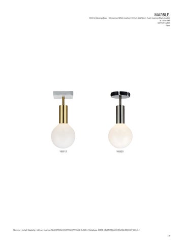 Markslöjd AB Lampgustaf 灯饰目录 2014 第 10 页
