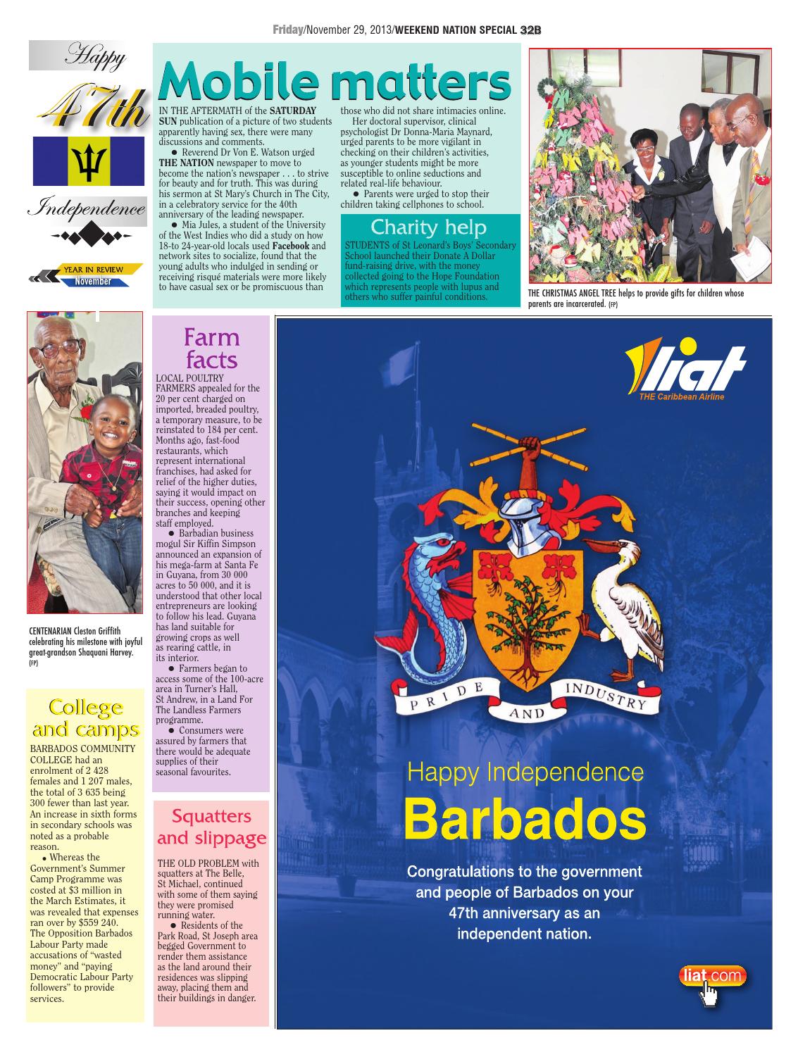 Barbados' 46th Independence Feature 2013 by Nation Publishing Co