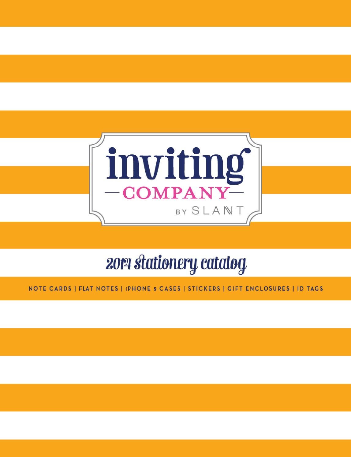 Inviting Company Stationery Catalog 2014 by PrintsWell Issuu