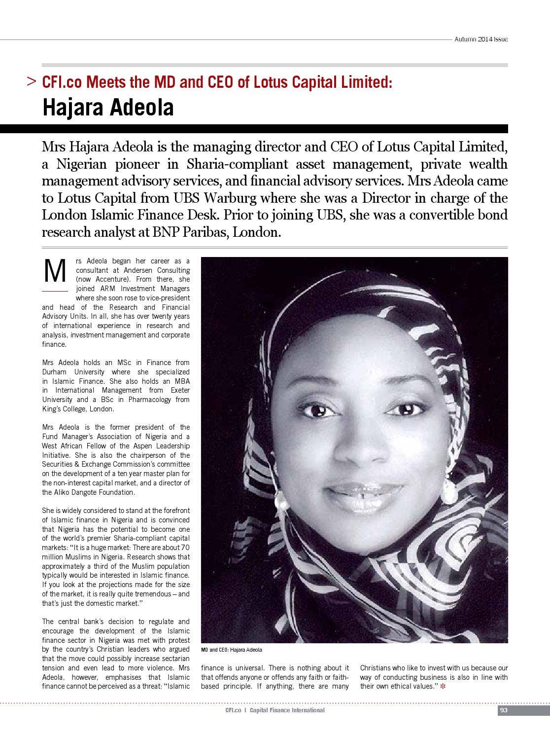 CFI.co Autumn 2014 by CFI.co - Issuu