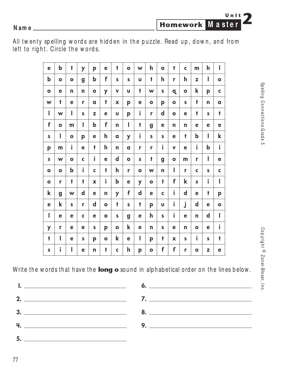 Spelling Connections Grade 5 by Michelle Clifton - Issuu