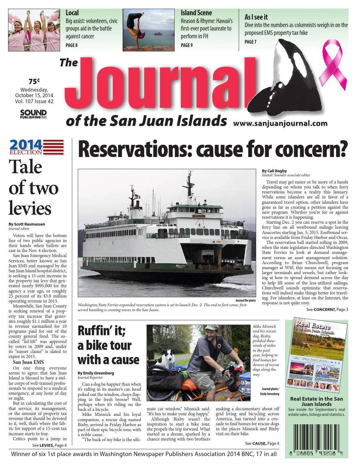 Journal of the San Juans, October 15, 2014 by Sound Publishing - Issuu