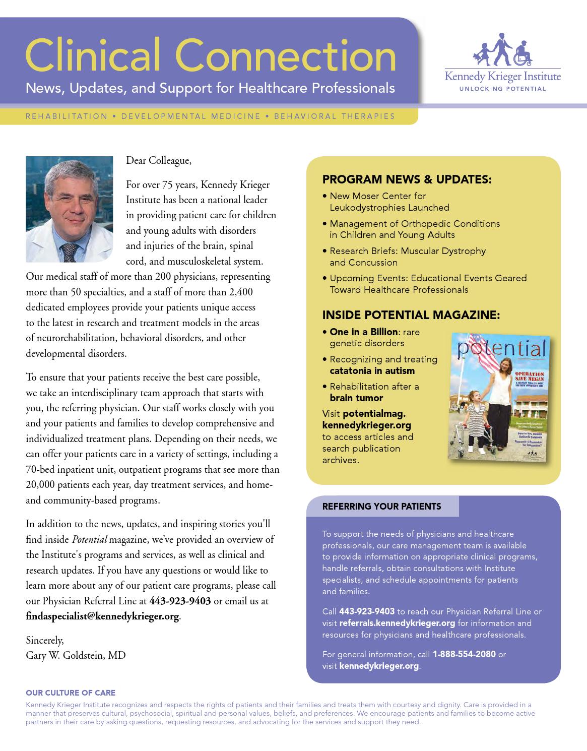 clinical connection summer 2014 by kennedy krieger institute issuu kennedy krieger institute contact cover letters