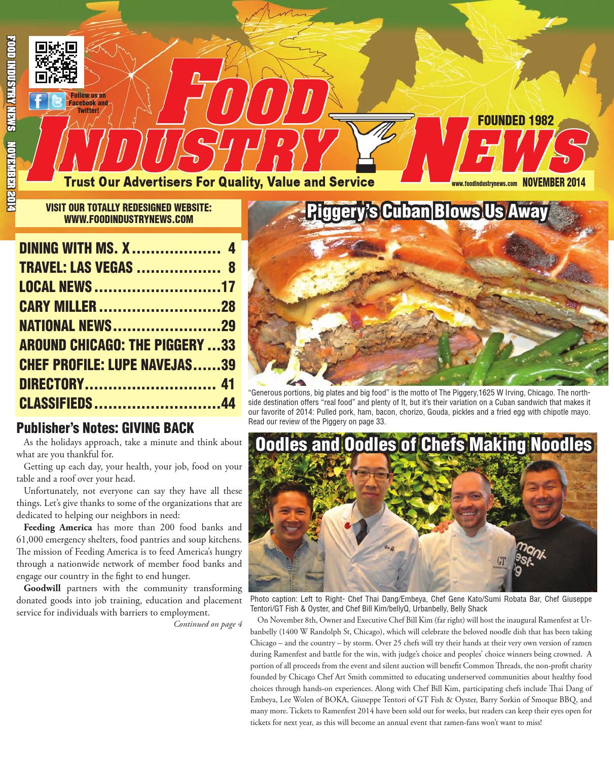 Food Industry News November, 2014 by FoodIndustryNews Issuu