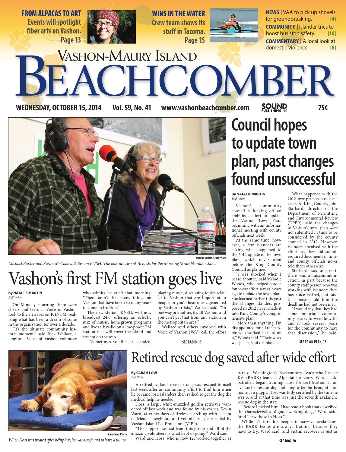 VashonMaury Island October 15, 2014 by Sound Publishing