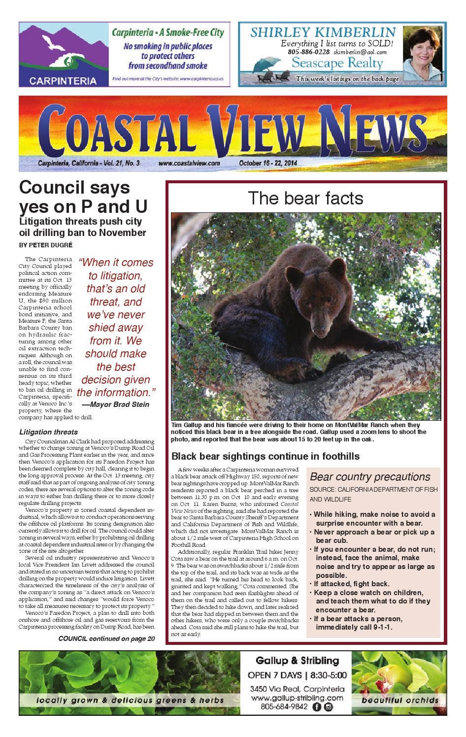 Cvn 101614 by Coastal View News - Issuu