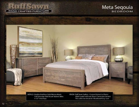 E & G Amish Furniture 2014 Ruff Sawn 卧室 家具目录 ( Schlabach Country Timbers ) / 第 13 页