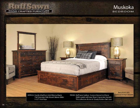 E & G Amish Furniture 2014 Ruff Sawn 卧室 家具目录 ( Schlabach Country Timbers ) / 第 15 页