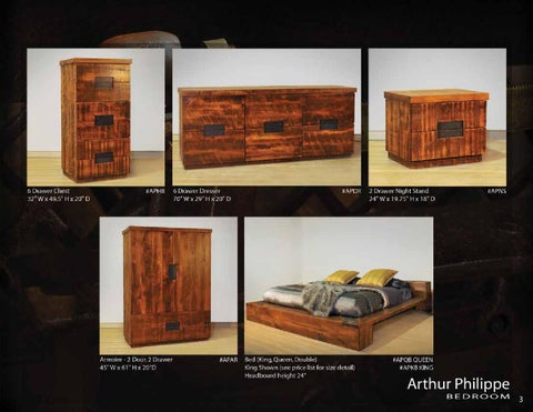 E & G Amish Furniture 2014 Ruff Sawn 卧室 家具目录 ( Schlabach Country Timbers ) / 第 4 页