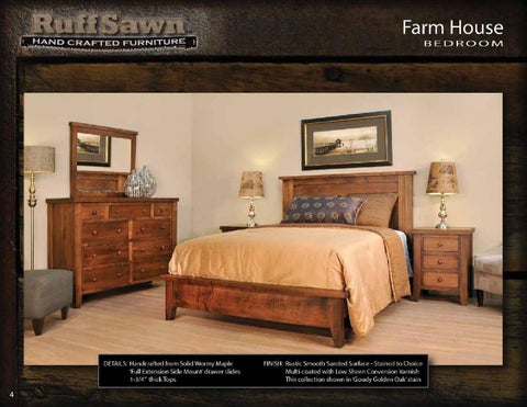 E & G Amish Furniture 2014 Ruff Sawn 卧室 家具目录 ( Schlabach Country Timbers ) / 第 5 页