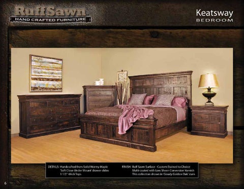E & G Amish Furniture 2014 Ruff Sawn 卧室 家具目录 ( Schlabach Country Timbers ) / 第 7 页