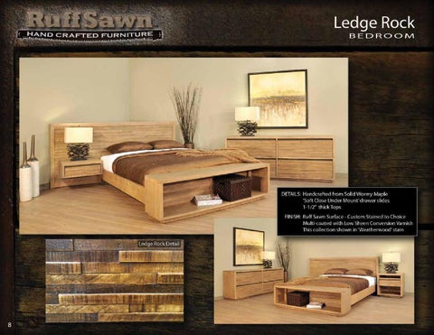 E & G Amish Furniture 2014 Ruff Sawn 卧室 家具目录 ( Schlabach Country Timbers ) / 第 9 页