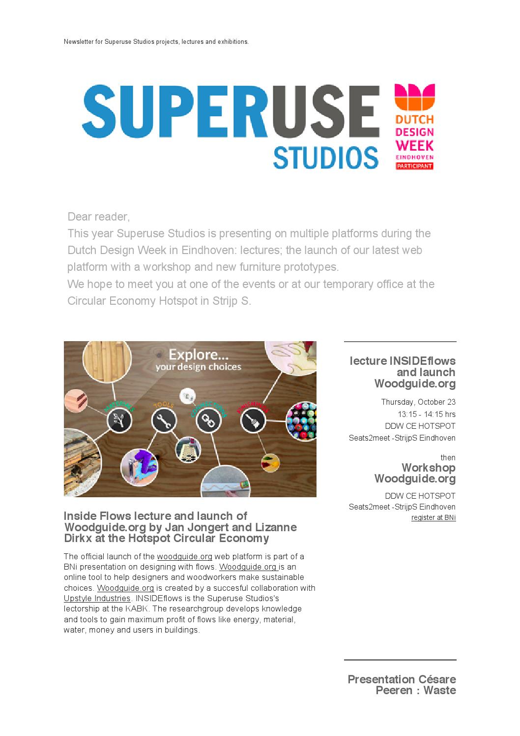 Program superuse studios at the dutch design week by Superuse Studios ...