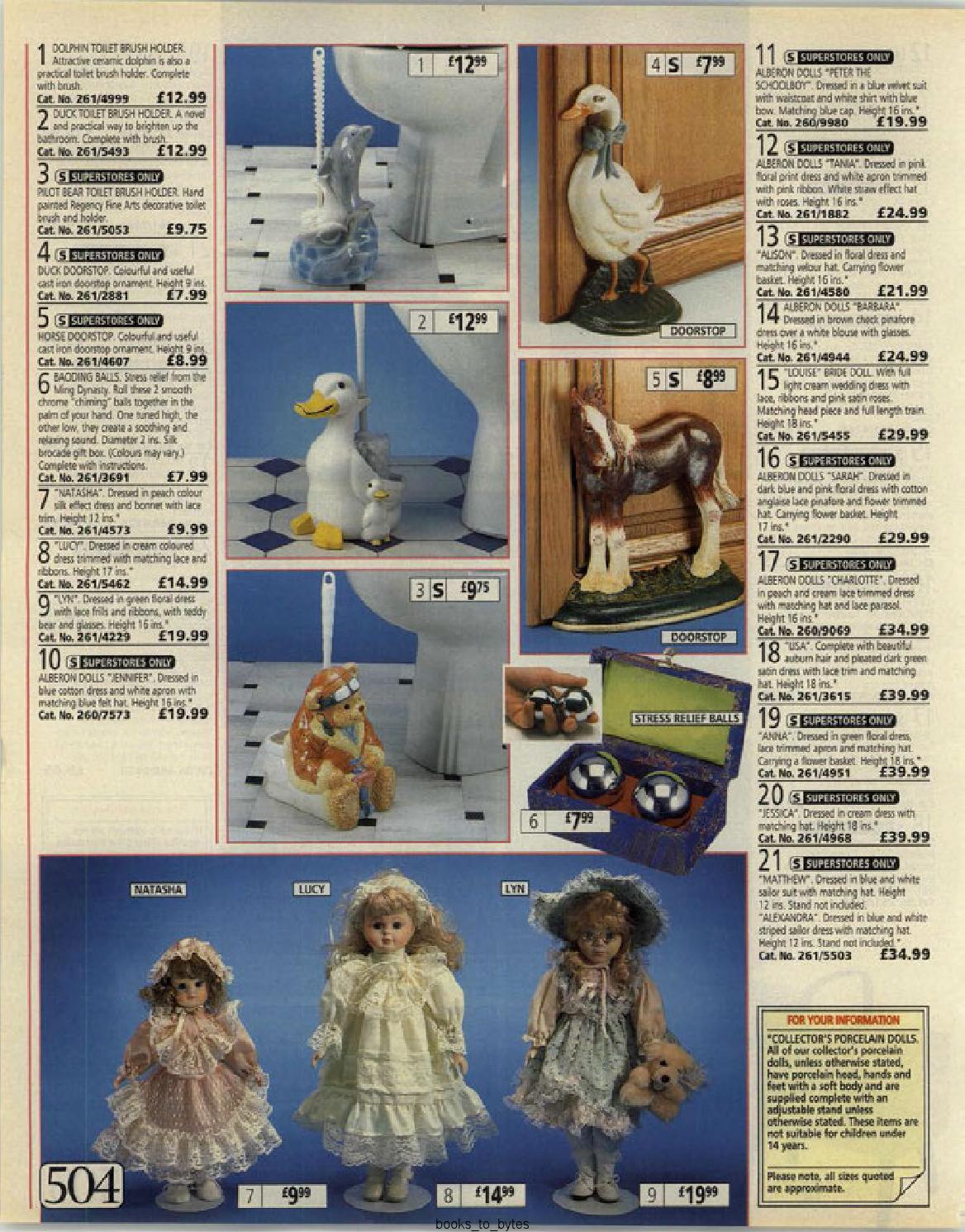 porcelain dolls argos