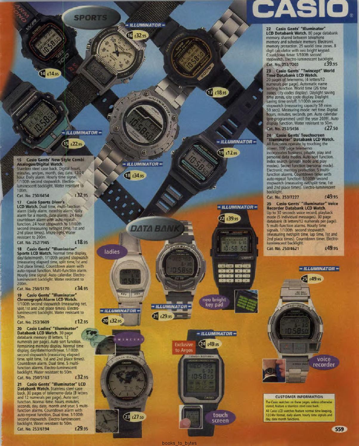 casio argos