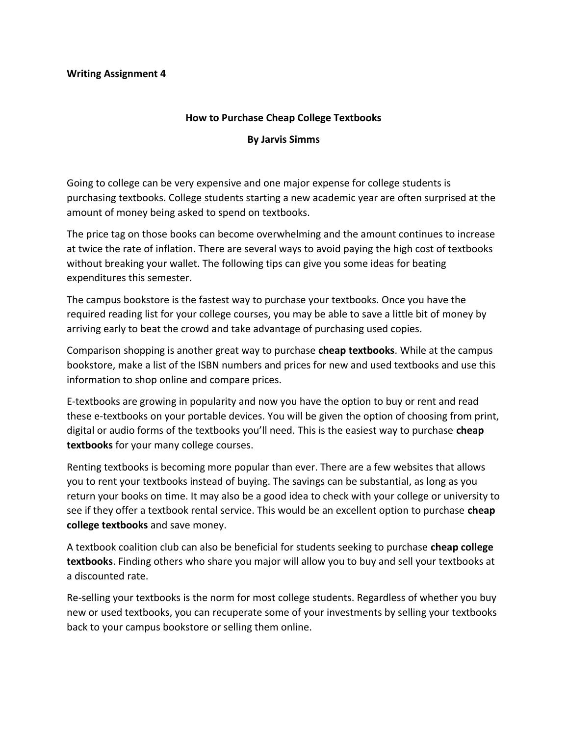 Writing assignment 4 by J. Simms Issuu