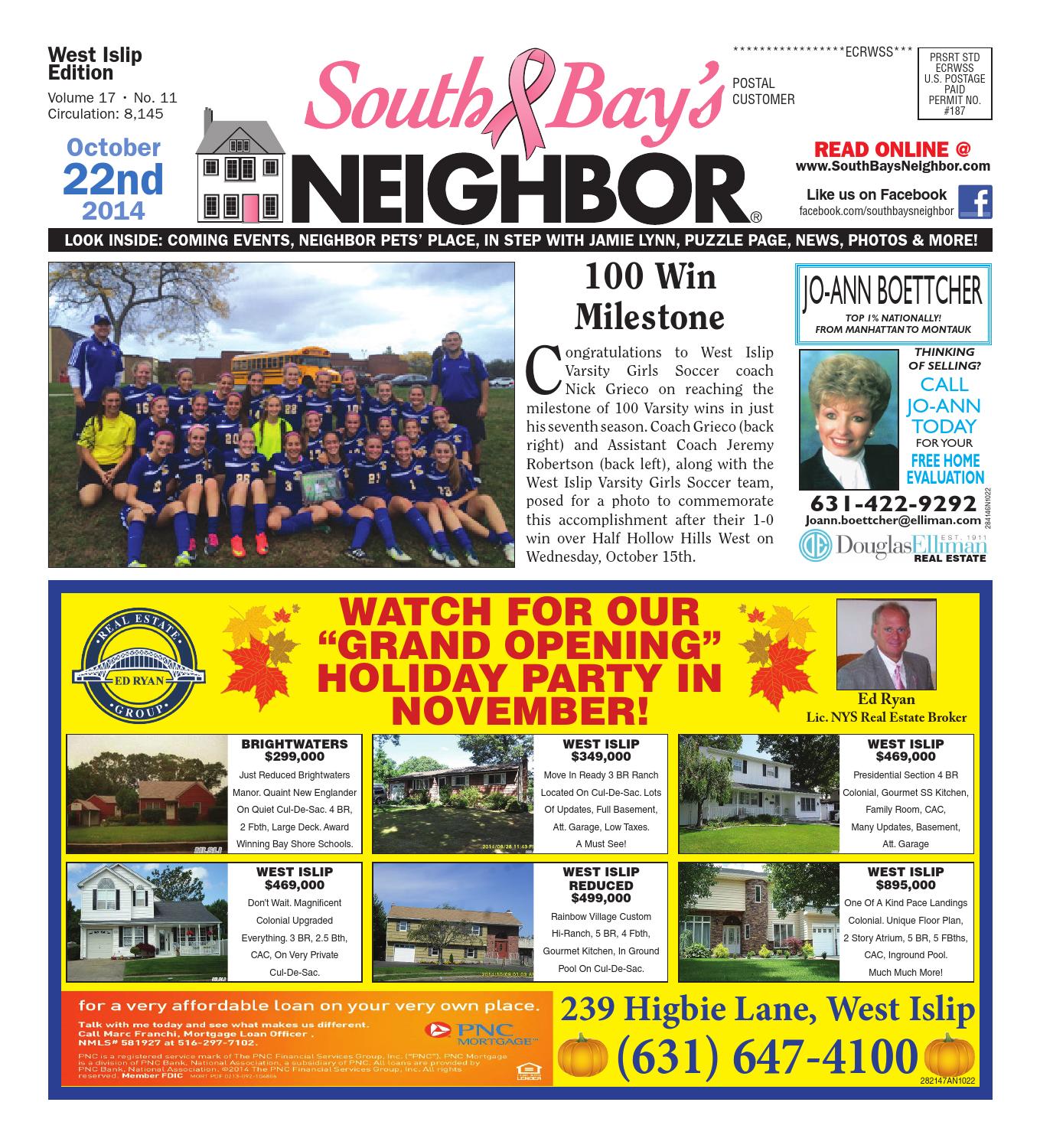 October 22, 2014 West Islip by Long Island Media Group Issuu