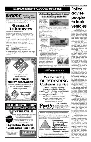 October 21 2014 Camrose Booster By The Camrose Booster Issuu