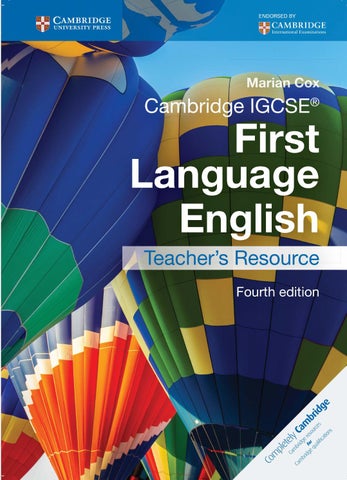 Preview Cambridge IGCSE First Language English Teacher's Resource ...