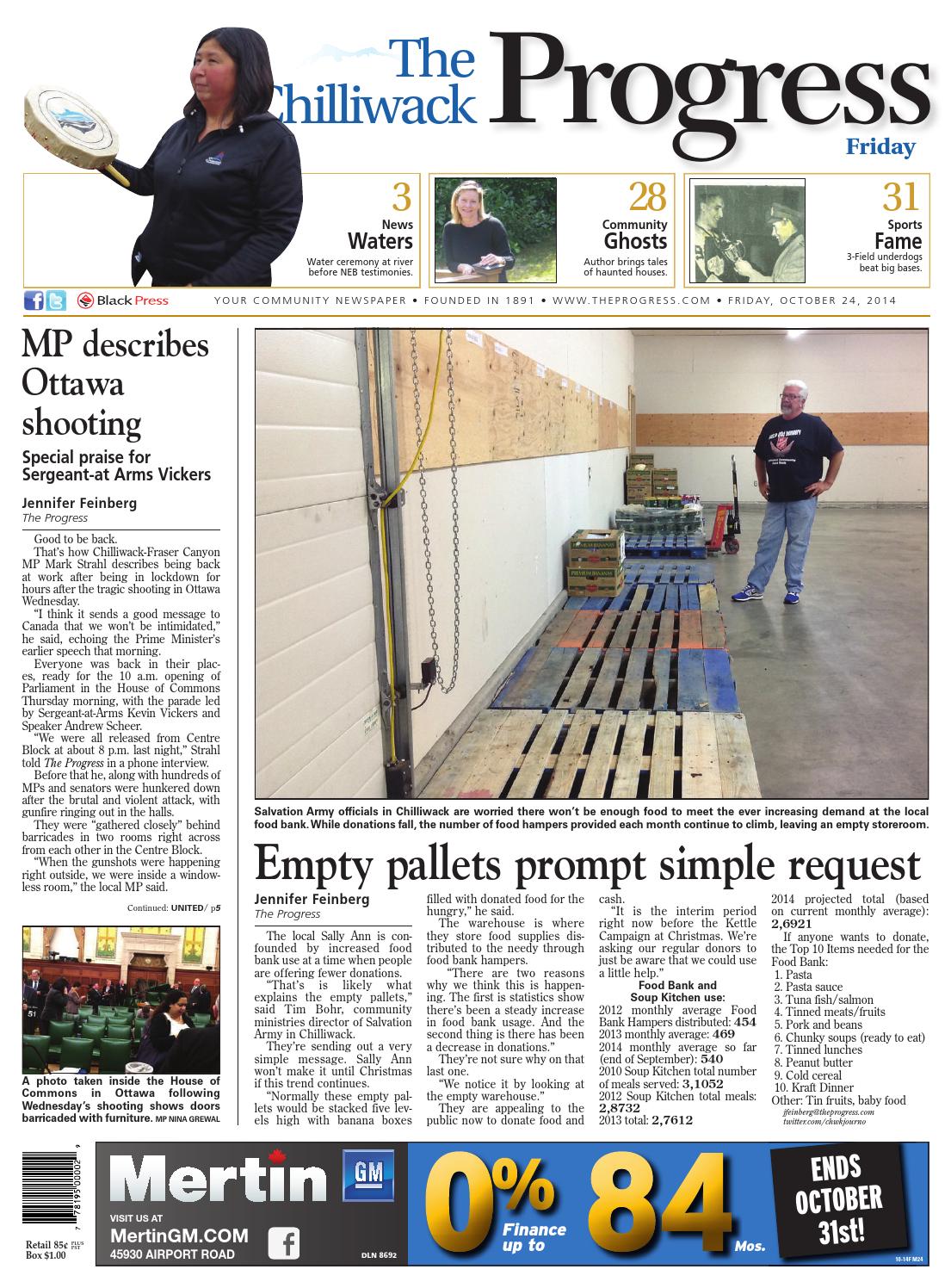 Chilliwack Progress October 24 2014 By Black Press Media Group