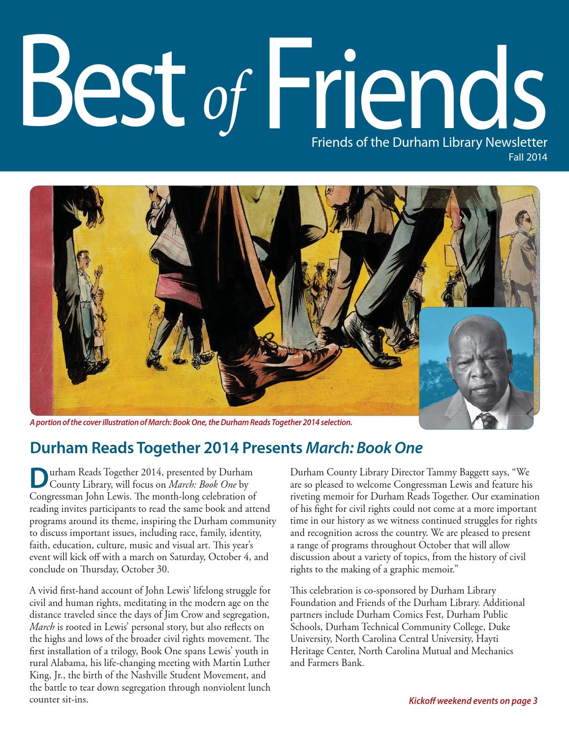 Best of Friends - Fall 2014 by Durham County Library - Issuu