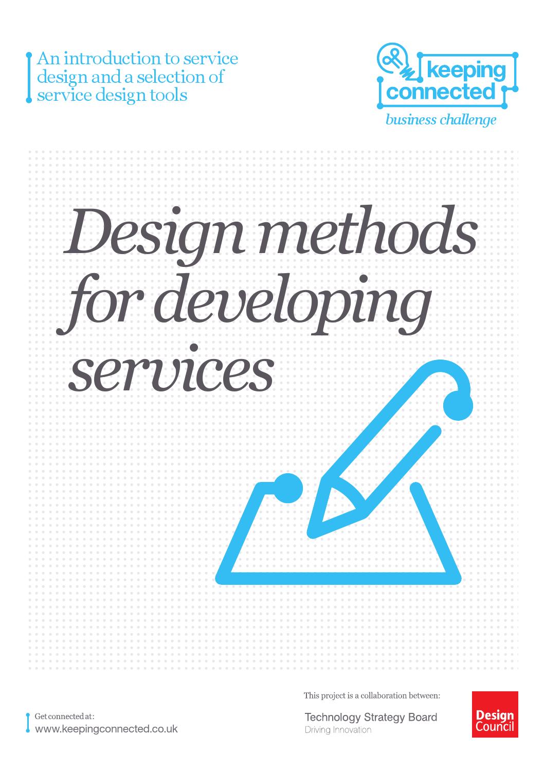 Design methods for developing services (archive) by Wieslaw Gdowicz Issuu