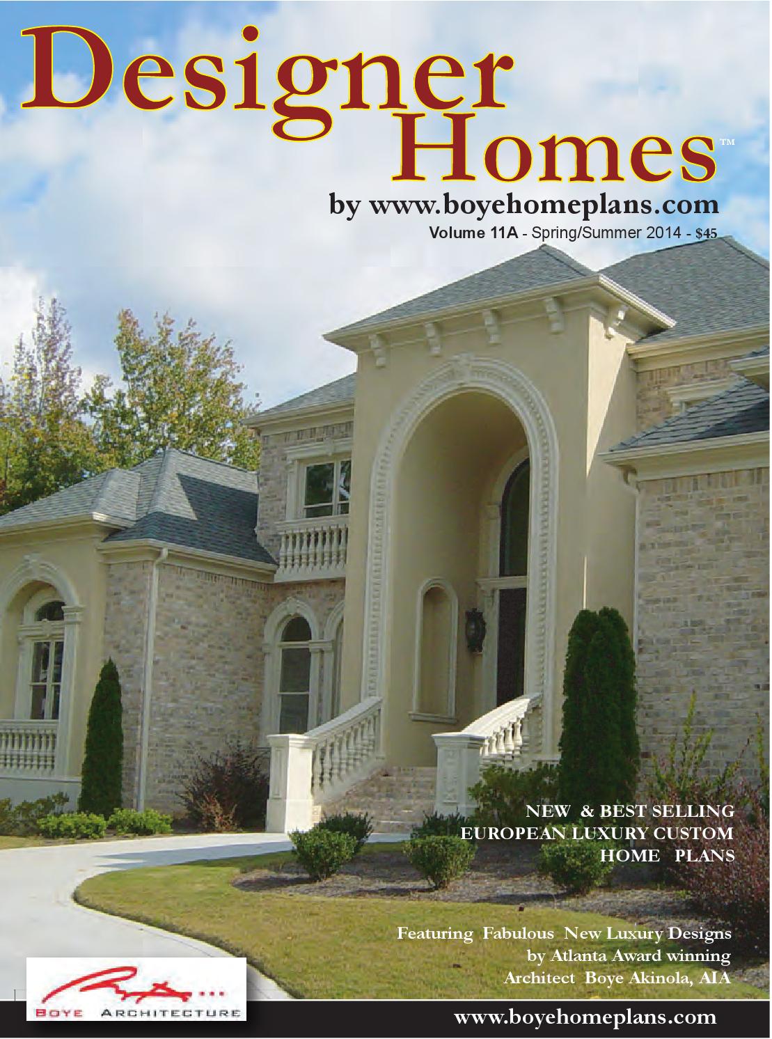 11a New Custom Home Plan Catalog by Architect