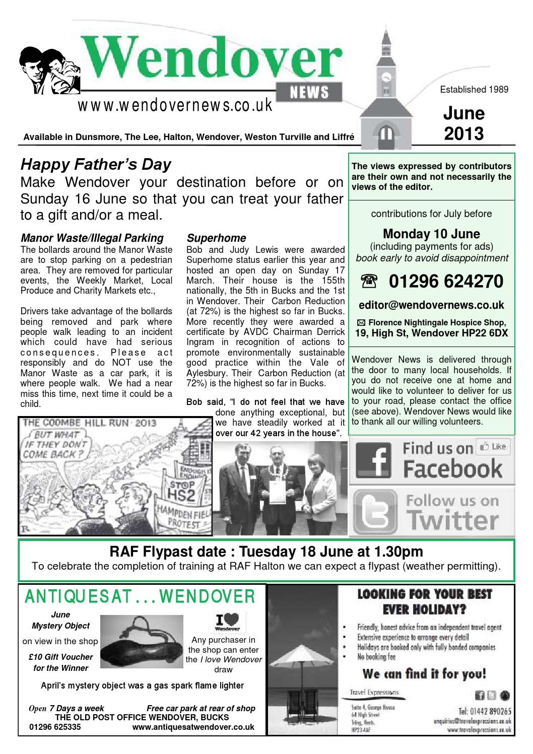 June 2013 Wendover News by Wendover News Issuu