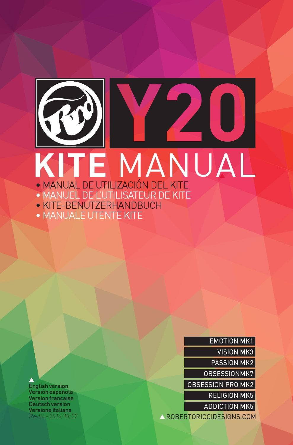 Rrd kite USER MANUAL multilanguage 27 10 2014 rev00 by RRD - Roberto ...