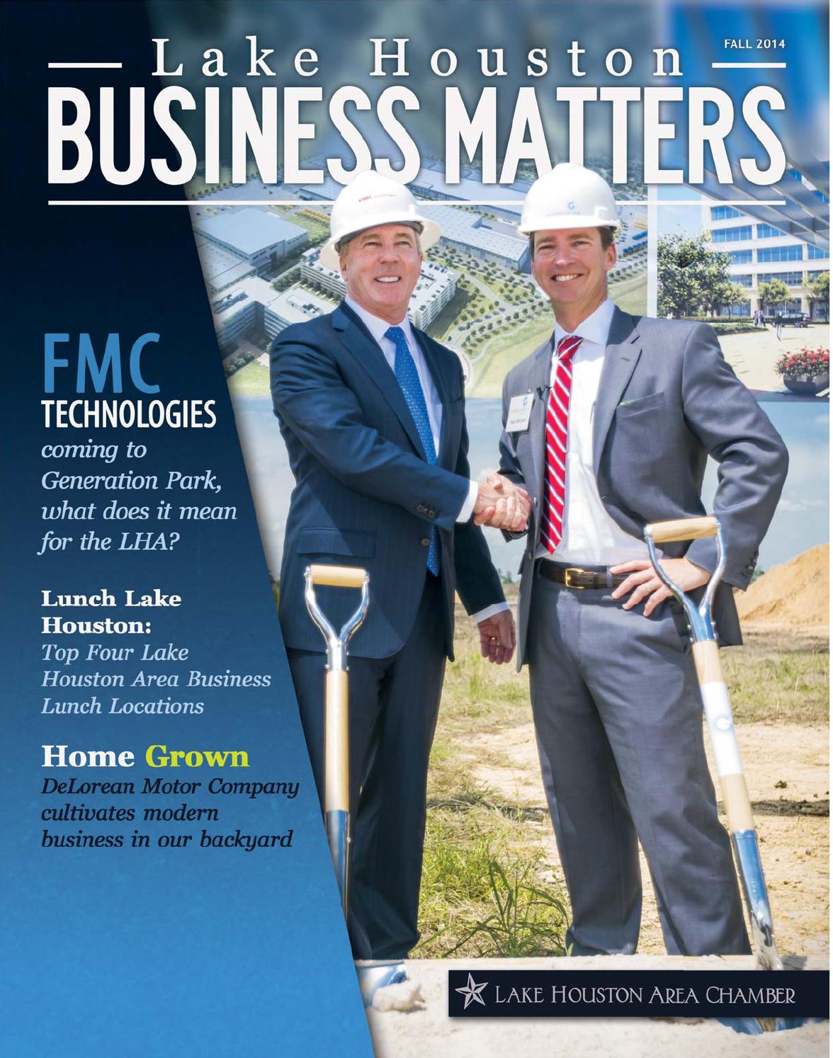 Business Matters Magazine Fall 2014 by Lake Houston Area Chamber Issuu