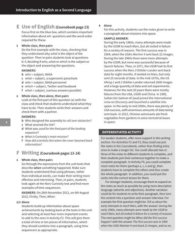 Preview Introduction to English as a Second Language Teacher's Book ...