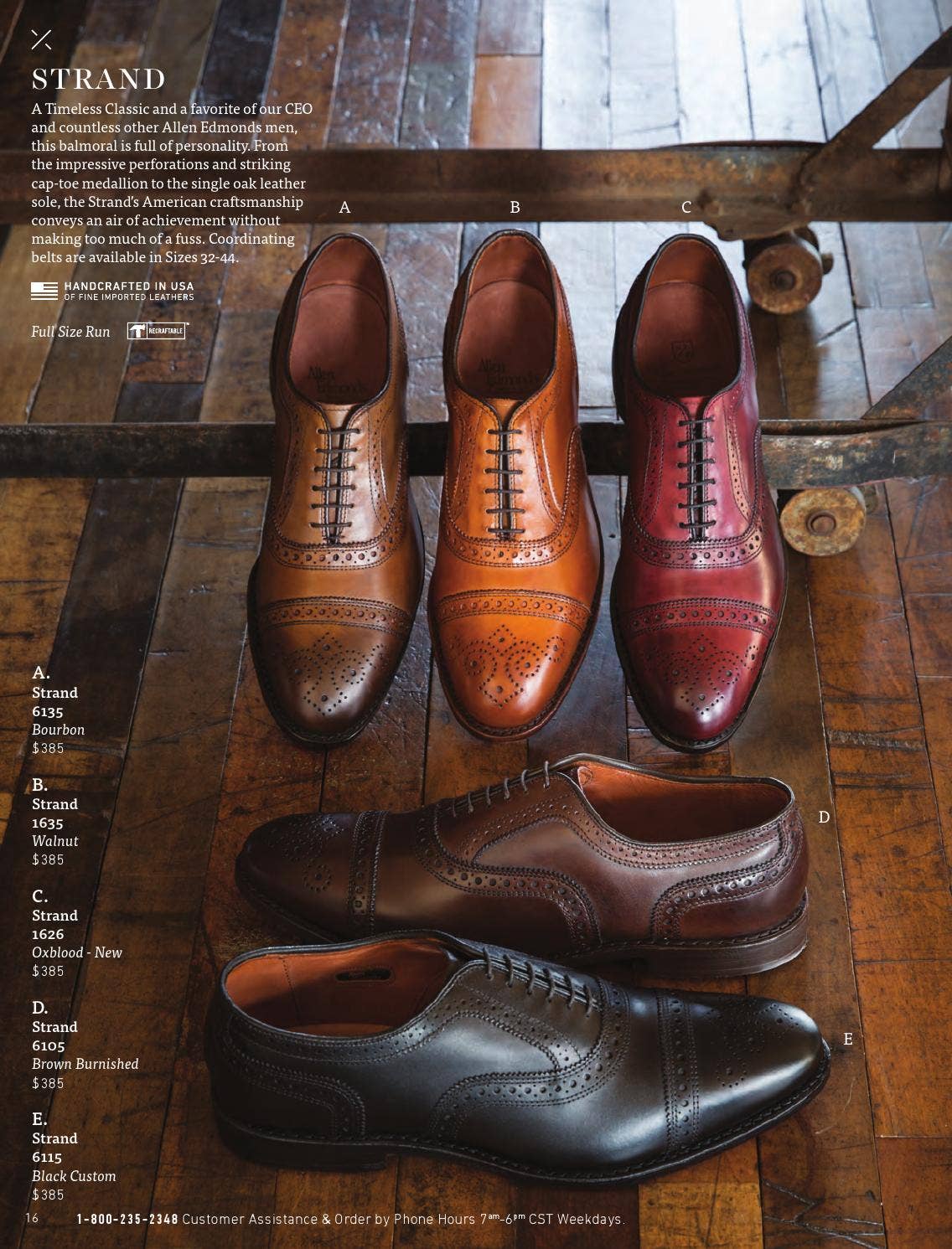 靴 Allen Edmonds 6115 Strand Medallion cap Allen Edmonds Strand Leather Cap-toe Oxford Dress Shoe Black